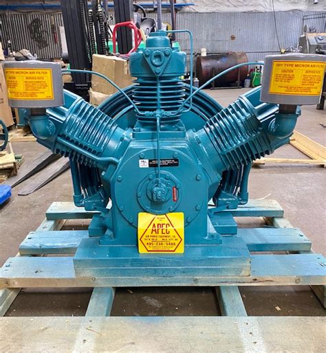 25 hp screw compressor bare pump|LeROI 880A Two Stage Pressure Lubricated Bare .